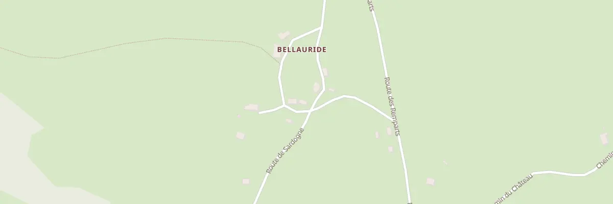 Plan du 5085 Bellauride à Chalvignac