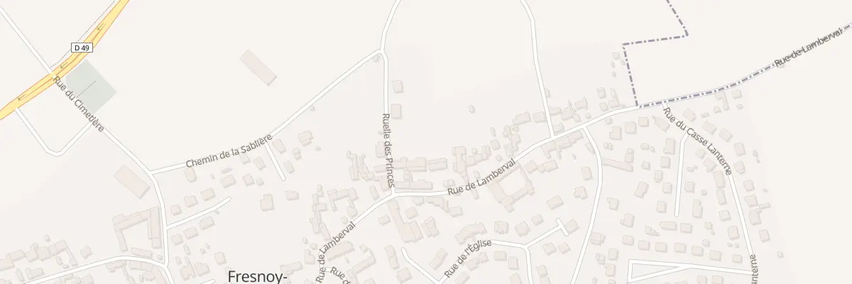 Plan du 26 Rue de Lamberval à Fresnoy-en-Thelle