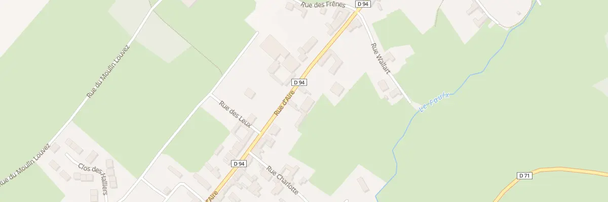 Plan du 32 Rue d’Aire à Heuchin