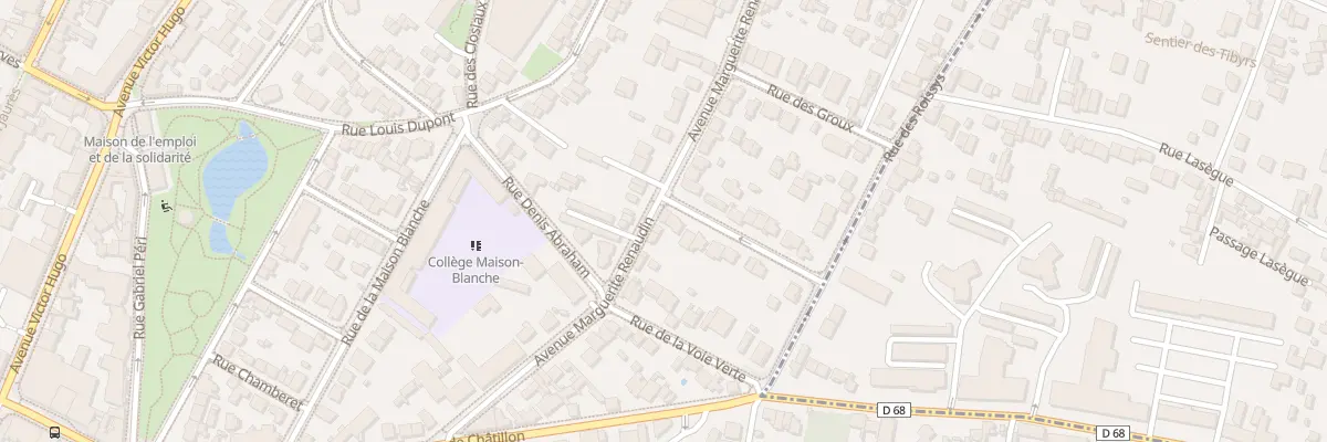 Plan du 34 Av Marguerite Renaudin à Clamart