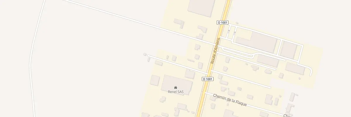 Plan du 25B Rte d’Amiens à Dury