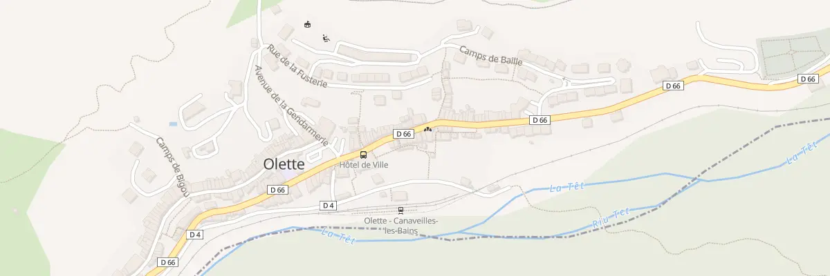 Plan du 43 Av du General de Gaulle à Olette