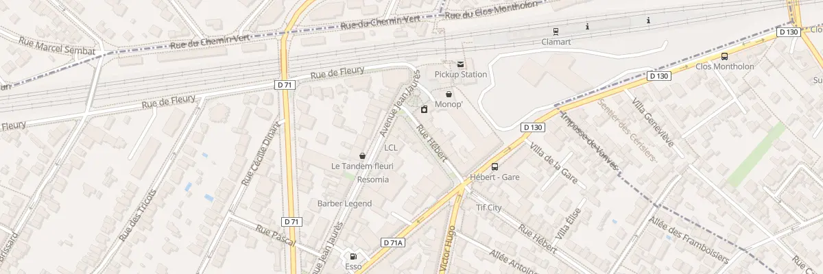 Plan du 4 Rue Hébert à Clamart