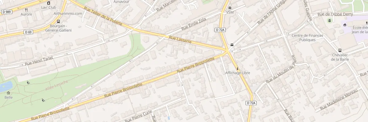 Plan du 10 Rue Pierre Brossolette à Issy-les-Moulineaux