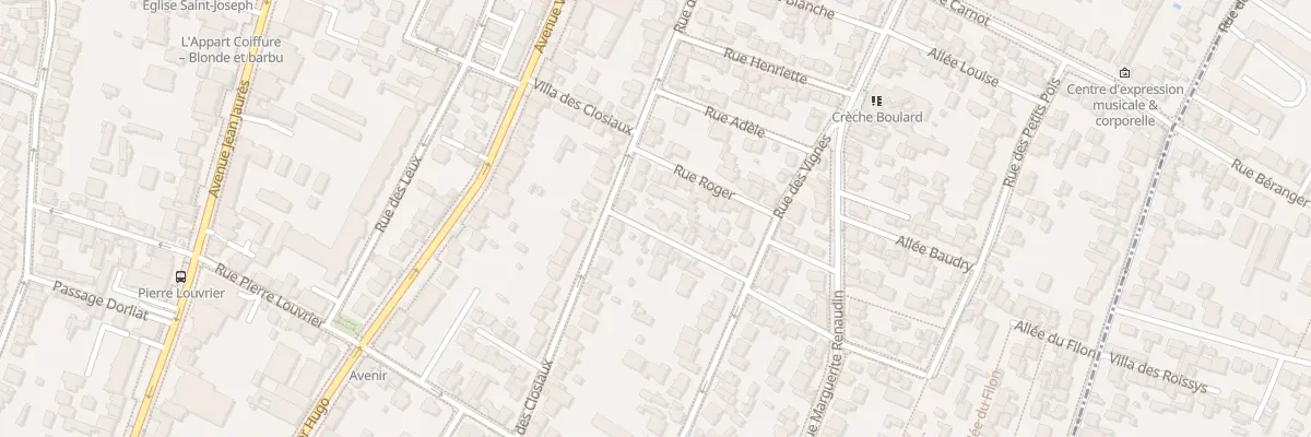 Plan du 3 Rue Louis Georges à Clamart