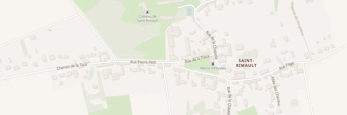 Plan du 104 Rue de la Place à Essuiles