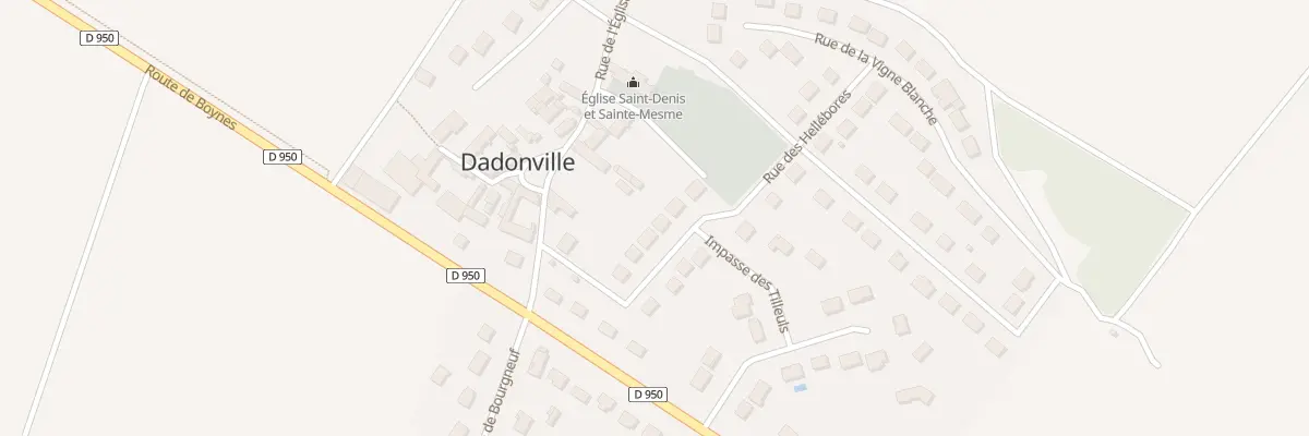 Plan du 9 Rue des Hellébores à Dadonville