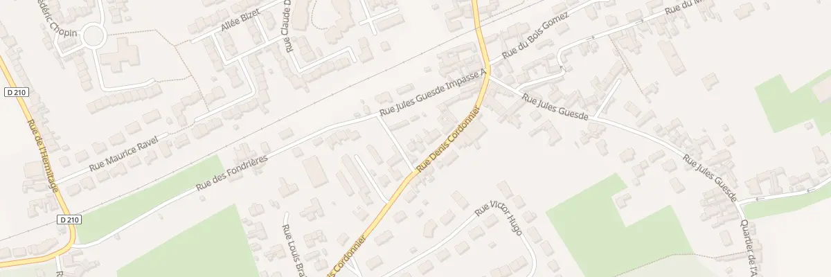 Plan du 18 Rue Denis Cordonnier à Blendecques