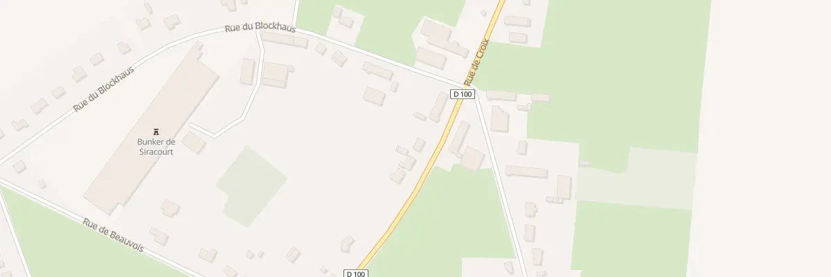 Plan du 21 Rue de Croix à Siracourt