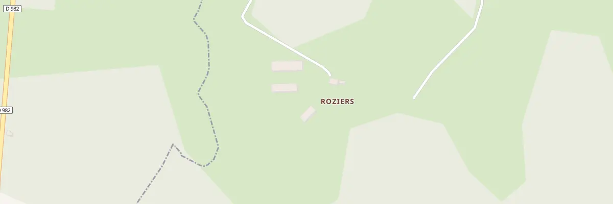 Plan du 1 Le Rozier à Saint-Martial-le-Vieux