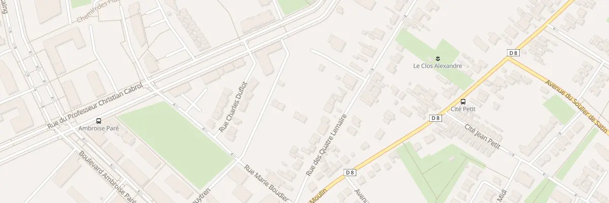Plan du 284A Rue des Quatre Lemaire à Amiens