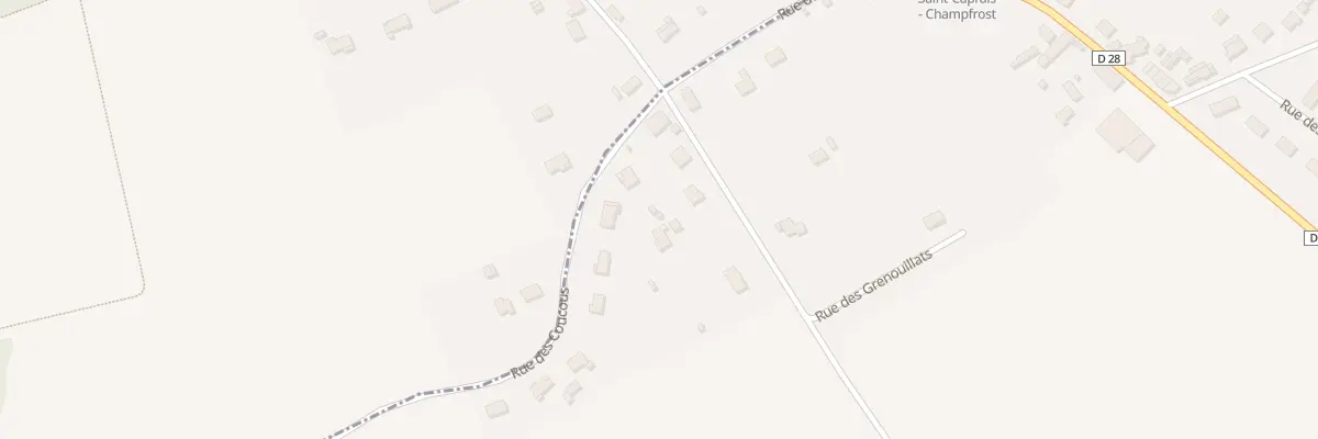 Plan du 17 Rue des Coucous à Saint-Caprais