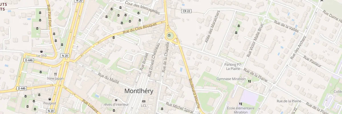 Plan du 32 Rue de la Chapelle à Montlhéry