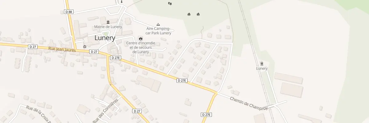 Plan du 6 Rue Marguerite Audoux à Lunery