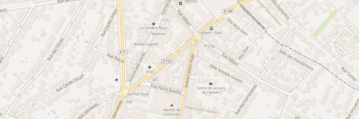 Plan du 26 Rue de Vanves à Clamart