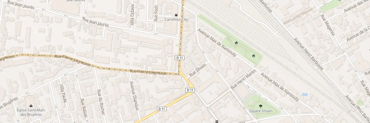 Plan du 2 Rue des Bourguignons à Asnières-sur-Seine