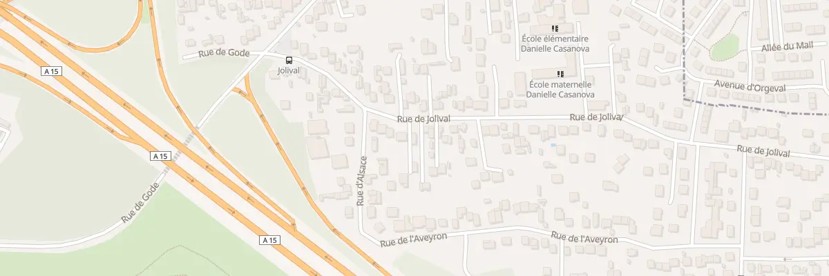 Plan du 28 Rue de Jolival à Argenteuil