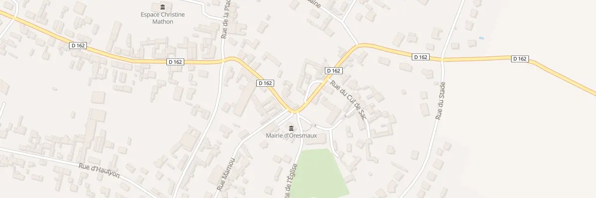 Plan du 2 Rue de l’Eglise à Oresmaux