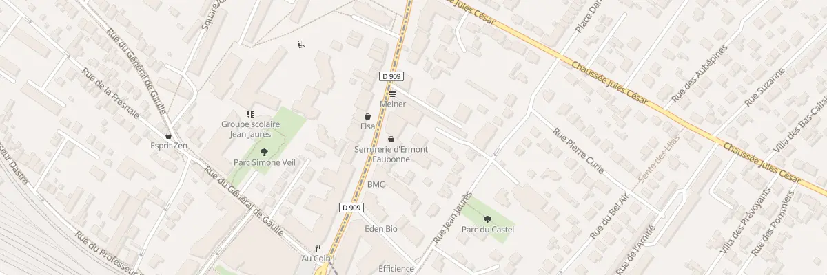 Plan du 95 Rue du Gal Leclerc à Eaubonne