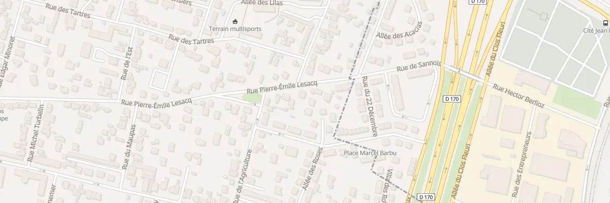 Plan du 78B Rue Pierre Emile Lesacq à Sannois