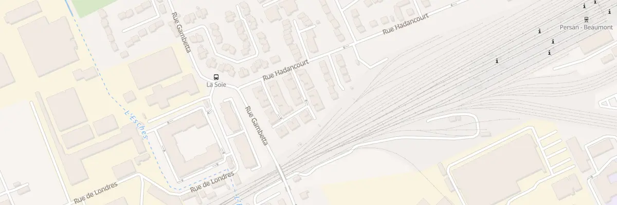 Plan du 12 Rue du Pont de la Soie à Persan