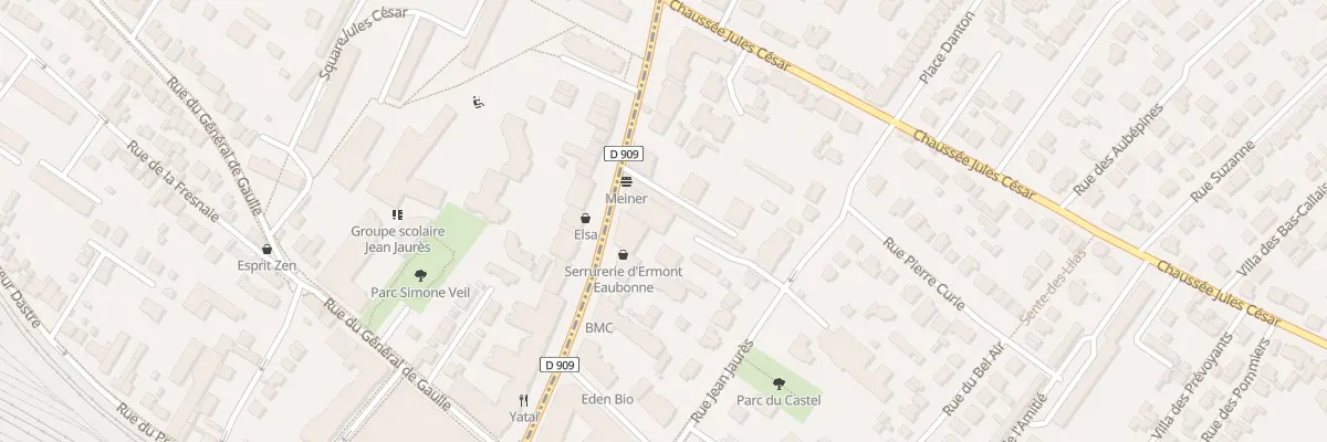Plan du 93 Rue du Gal Leclerc à Eaubonne