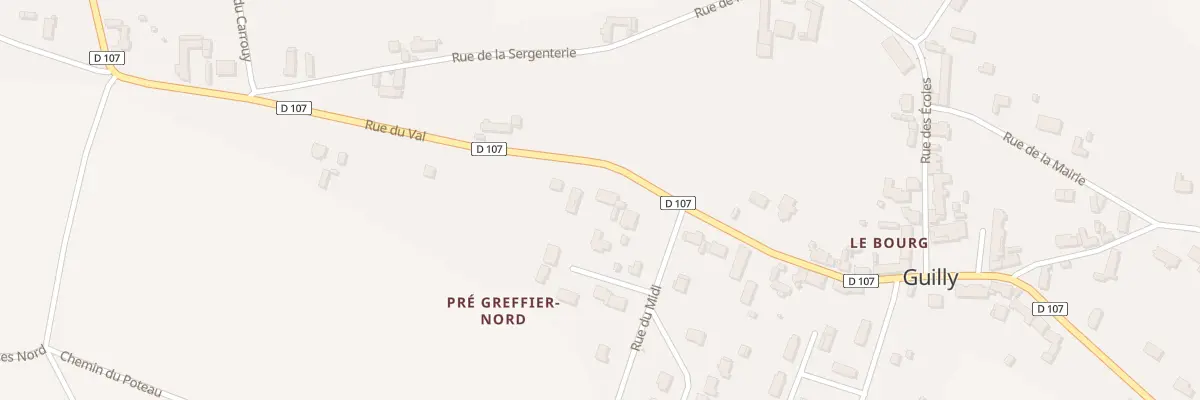 Plan du 41 Rue du Val à Guilly
