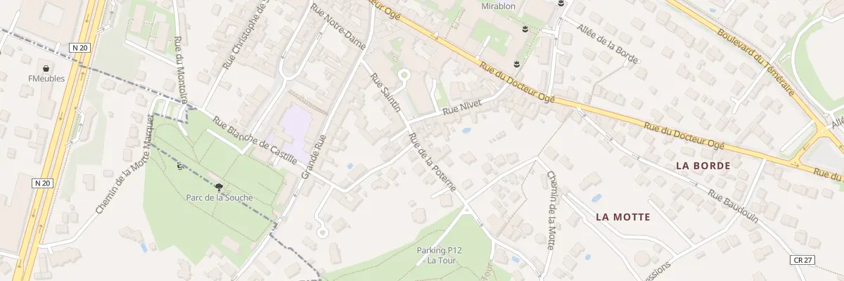 Plan du 1B Rue de la Poterne à Montlhéry