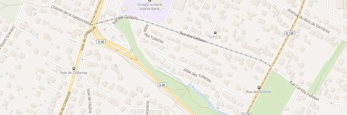 Plan du 11 All des Tuileries à Verrières-le-Buisson