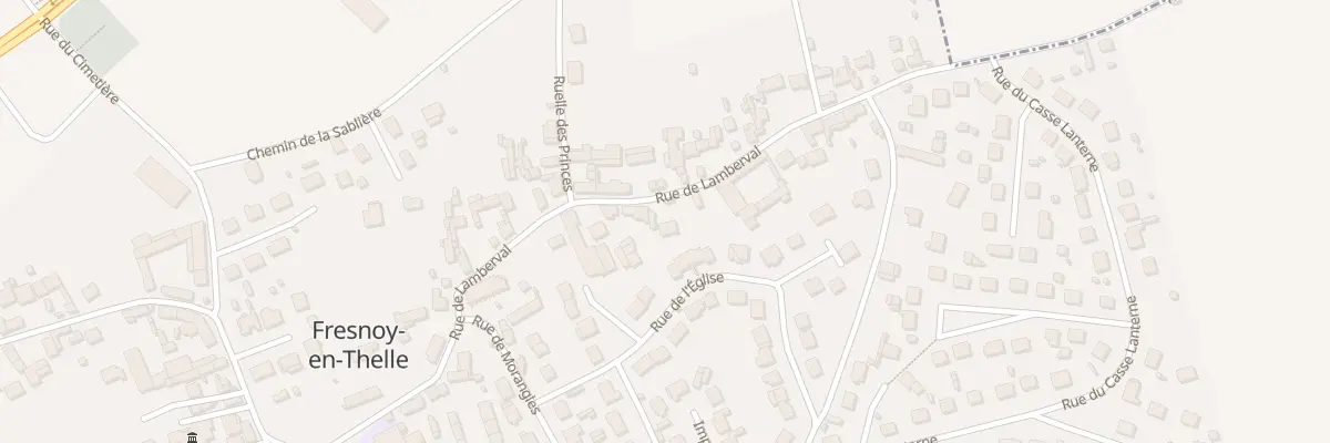Plan du 25 Rue de Lamberval à Fresnoy-en-Thelle