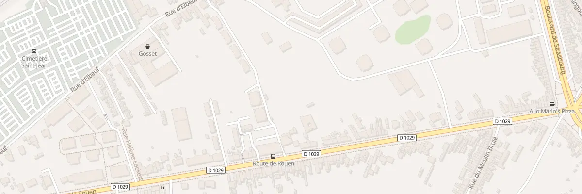 Plan du 490 Rue de Rouen à Amiens