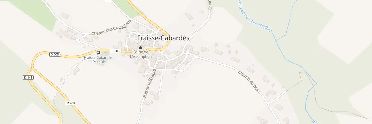 Plan du 39 Le Village à Fraisse-Cabardès