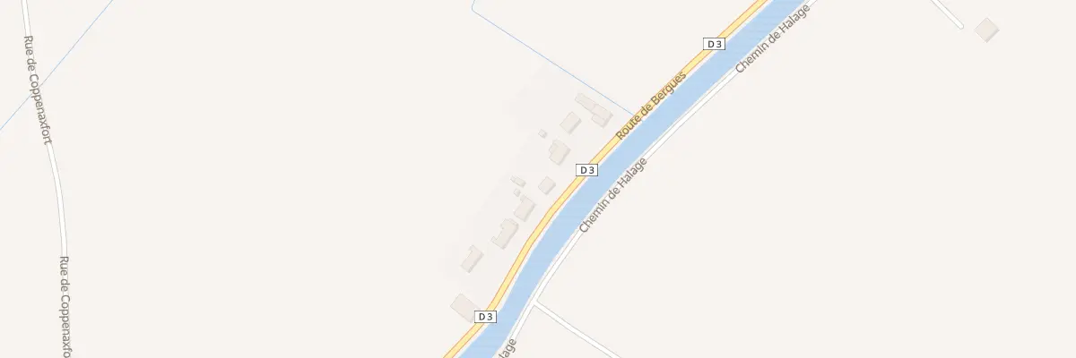 Plan du 500 Rte de Bergues à Looberghe