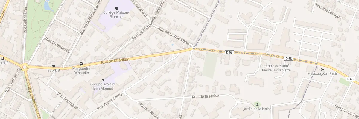 Plan du 70 Rue Pierre Corby à Clamart