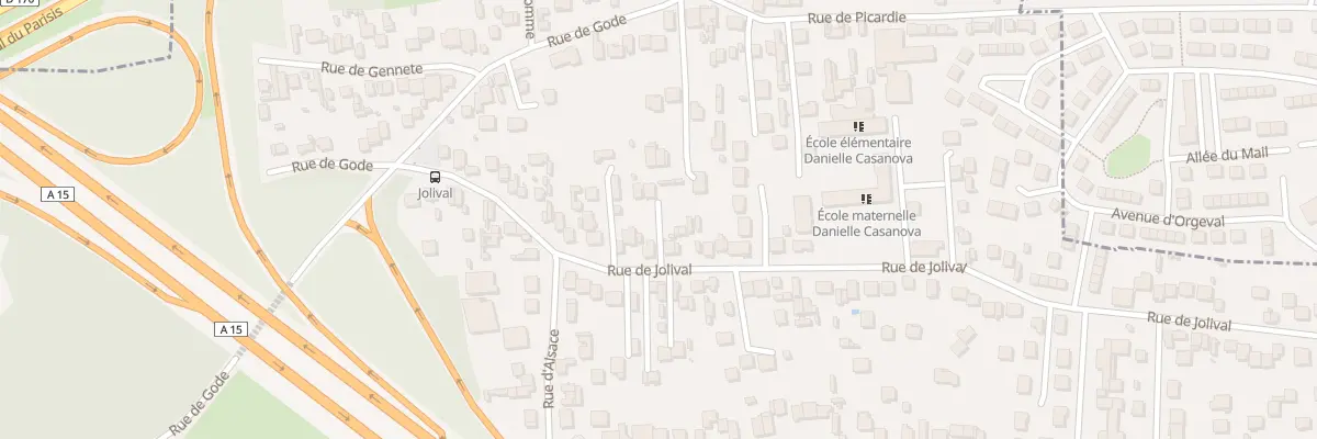Plan du 43 Rue de Jolival à Argenteuil