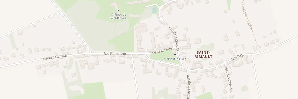 Plan du 92 Rue de la Place à Essuiles