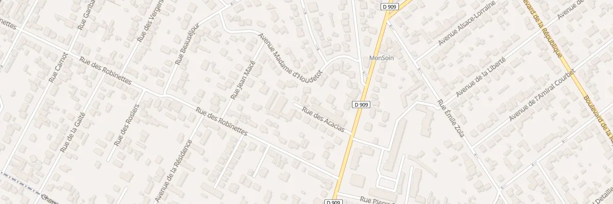 Plan du 4 Rue des Acacias à Eaubonne