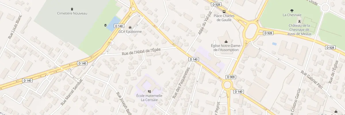 Plan du 16 Rue Tarbe des Sablons à Eaubonne
