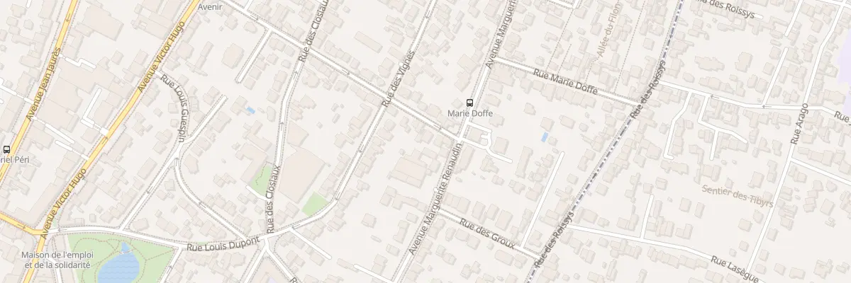Plan du 54 Rue Pierre Louvrier à Clamart