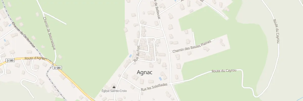 Plan du 5291 Agnac à Flagnac