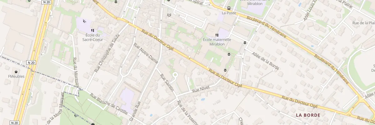 Plan du 24 Rue du Docteur Ogé à Montlhéry