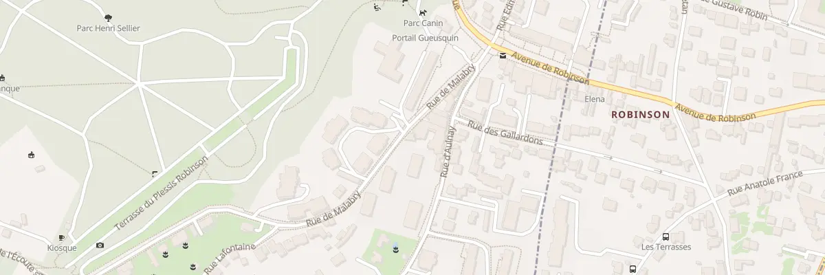 Plan du 112 Rue de Malabry au Plessis-Robinson