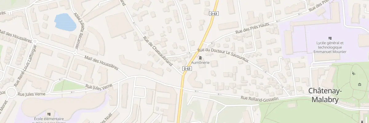 Plan du 69 Rue du Docteur le Savoureux à Châtenay-Malabry