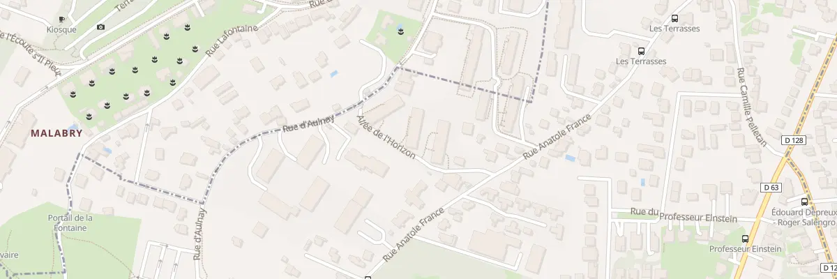 Plan du 92 Rue Anatole France à Châtenay-Malabry