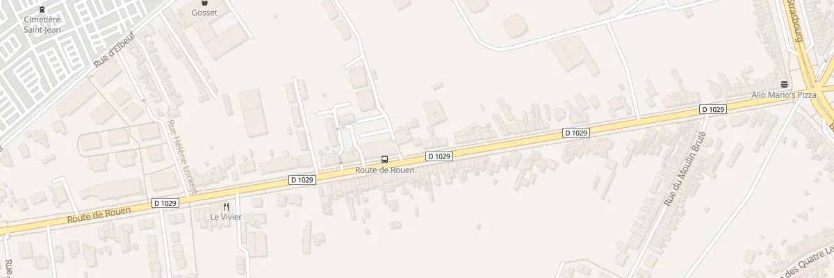Plan du 500 Rue de Rouen à Amiens