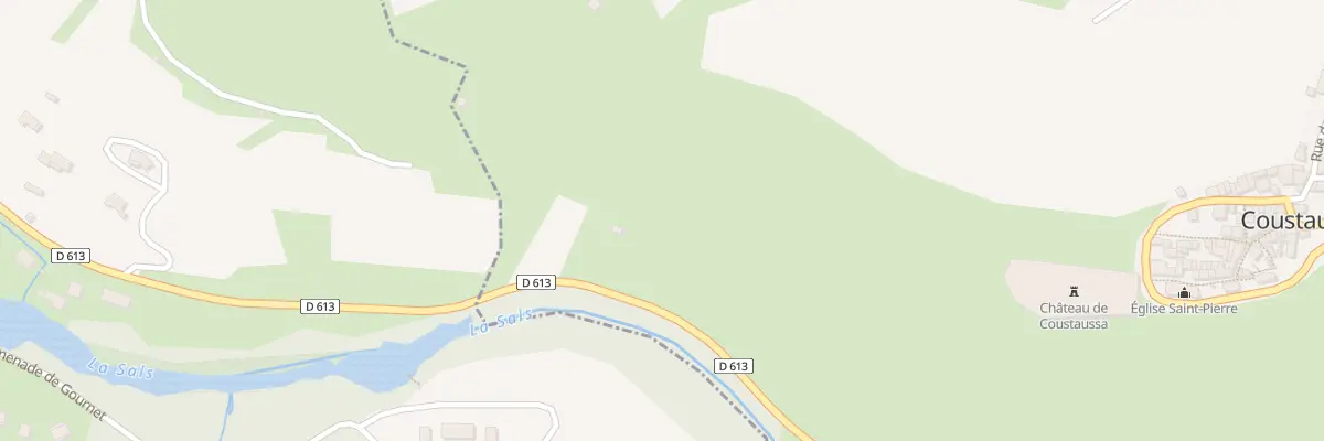 Plan du 5000 La Roque à Coustaussa