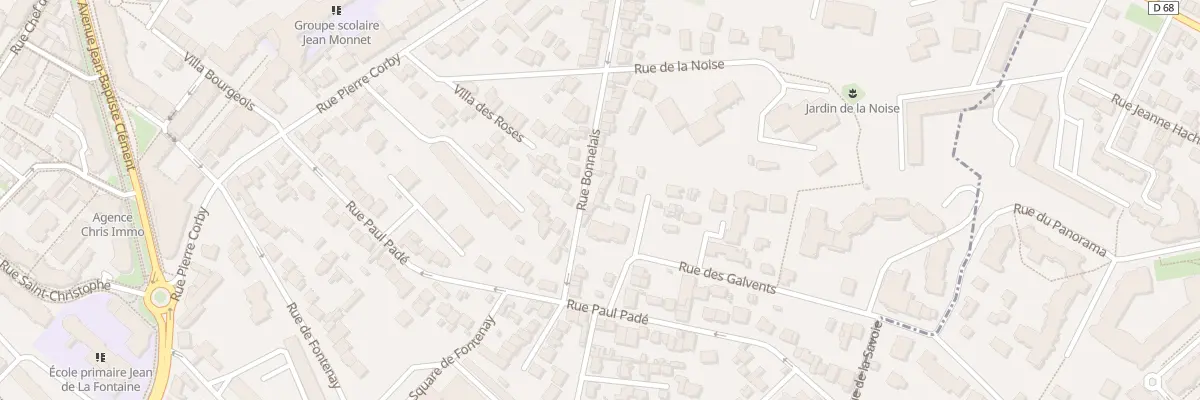 Plan du 41 Rue Bonnelais à Clamart