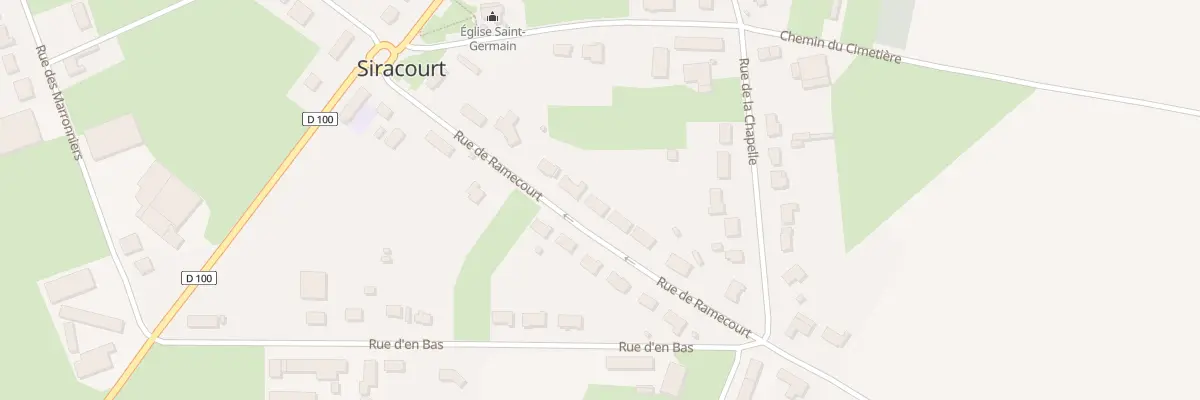 Plan du 19 Rte de Ramecourt à Siracourt