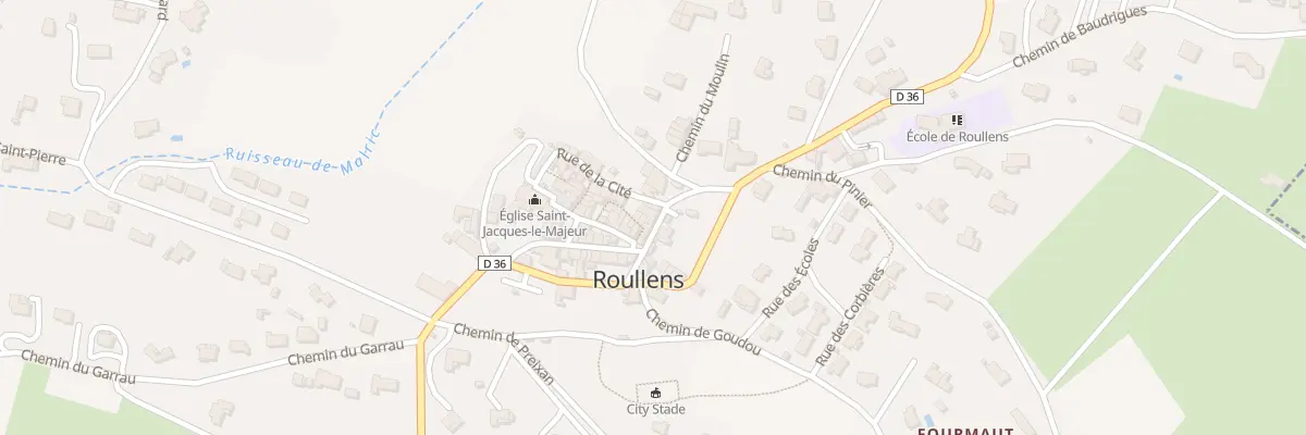 Plan du 52 Le Village à Roullens