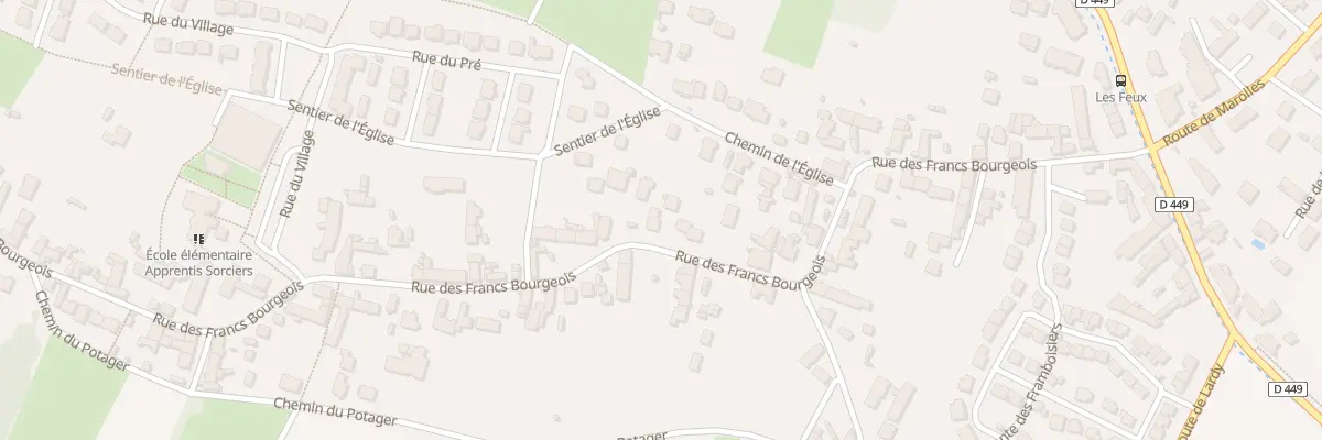 Plan du 44D Rue des Francs Bourgeois à Cheptainville